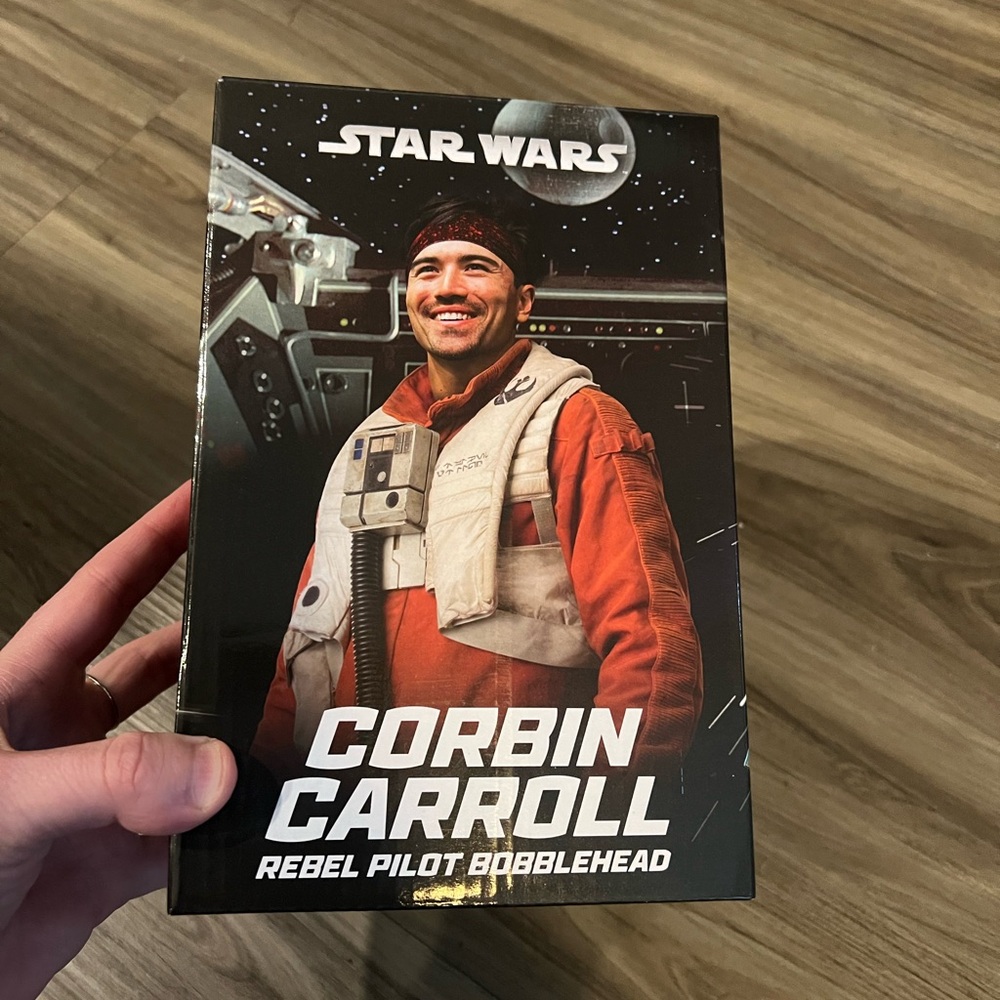 Corbin Carroll Star Wars Rebel Pilot Bobblehead